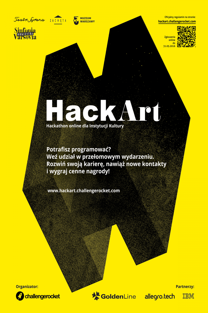 “HackArt” - pierwszy w Polsce hackathon dla instytucji kultury