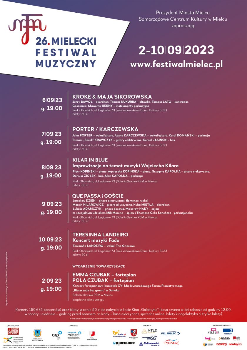 26. Mielecki Festiwal Muzyczny