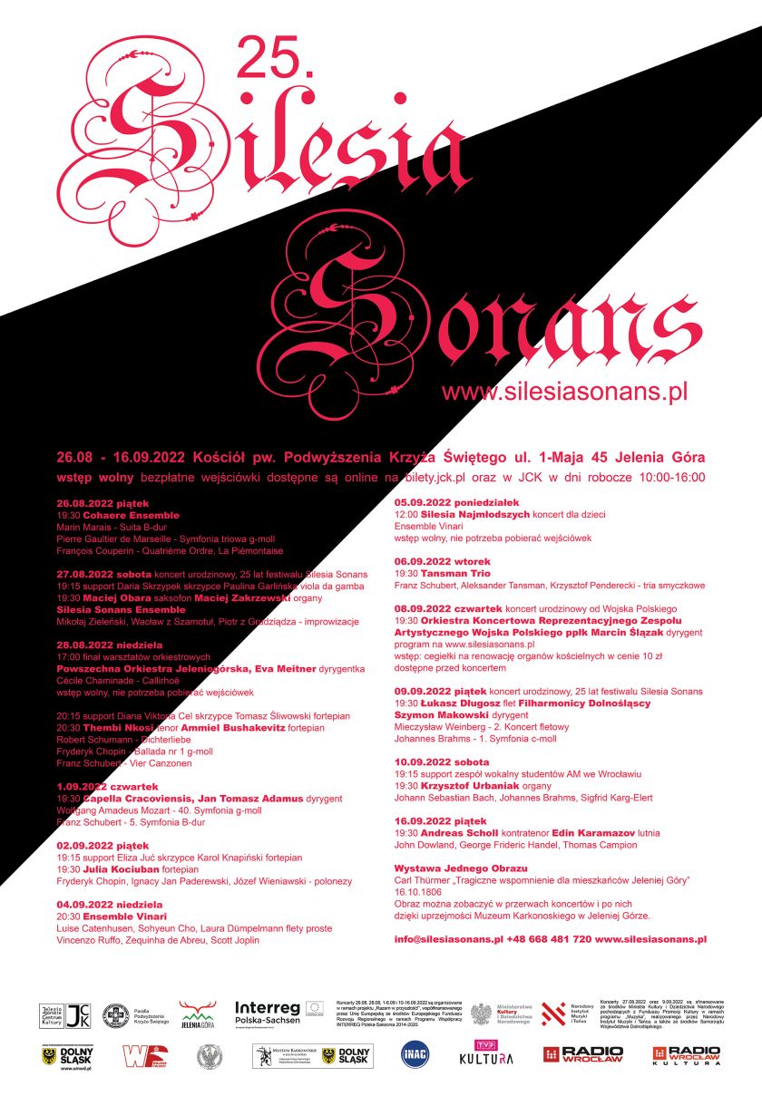 25 edycja festiwalu Silesia Sonans