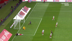 Gol dla Albanii (fot. TVP)