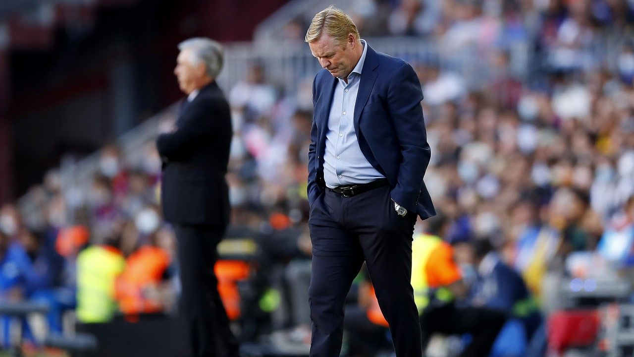 Ronald Koeman miał kłopoty z opuszczeniem stadionu po meczu z Realem (fot. Xavier Bonilla/NurPhoto via Getty Images) Ronald Koeman miał kłopoty z opuszczeniem stadionu po meczu z Realem (fot. Xavier Bonilla/NurPhoto via Getty Images)