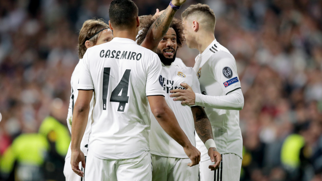 Luka Modrić, Casemiro, Marcelo i Federico Valverde (fot. Getty Images)