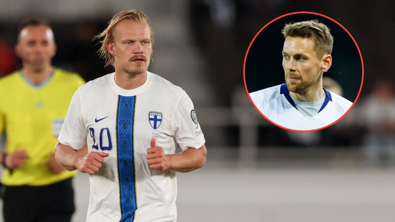 Kasper Hamalainen (w kółeczku) wierzy, że Finlandia nie przegra z Polską (fot. Getty)