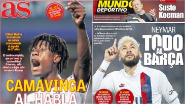 "AS" i "Mundo Deportivo" – okładki (fot. Getty Images)