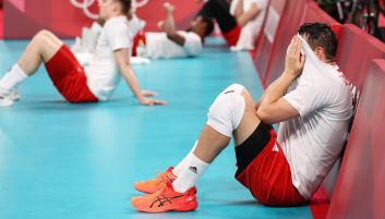 Fabian Drzyzga po porażce z Francją w ćwierćfinale (fot. Getty) Fabian Drzyzga po porażce z Francją w ćwierćfinale