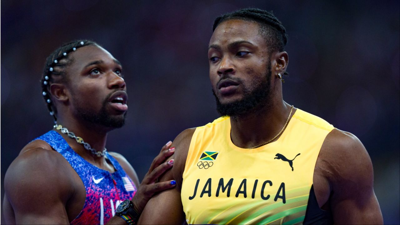 Noah Lyles i Kishane Thompson (fot. Getty Images)