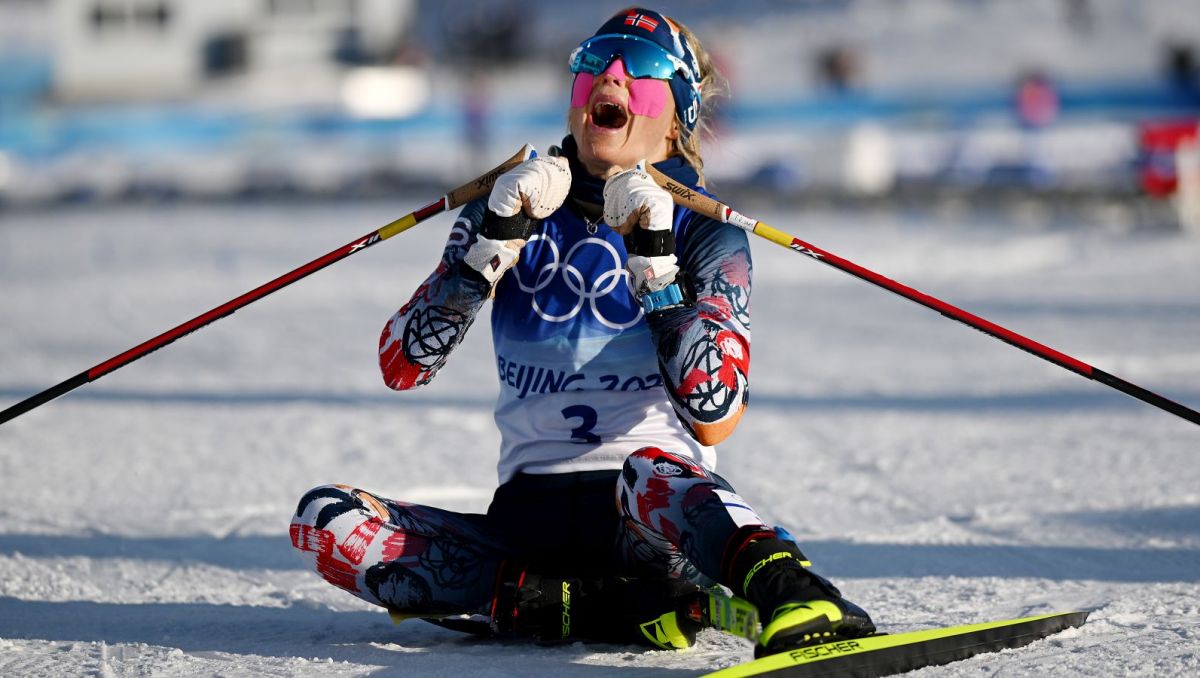 Therese Johaug została pierwszą mistrzynią olimpijską w Pekinie (fot. Getty) Therese Johaug została pierwszą mistrzynią olimpijską w Pekinie (fot. Getty)
