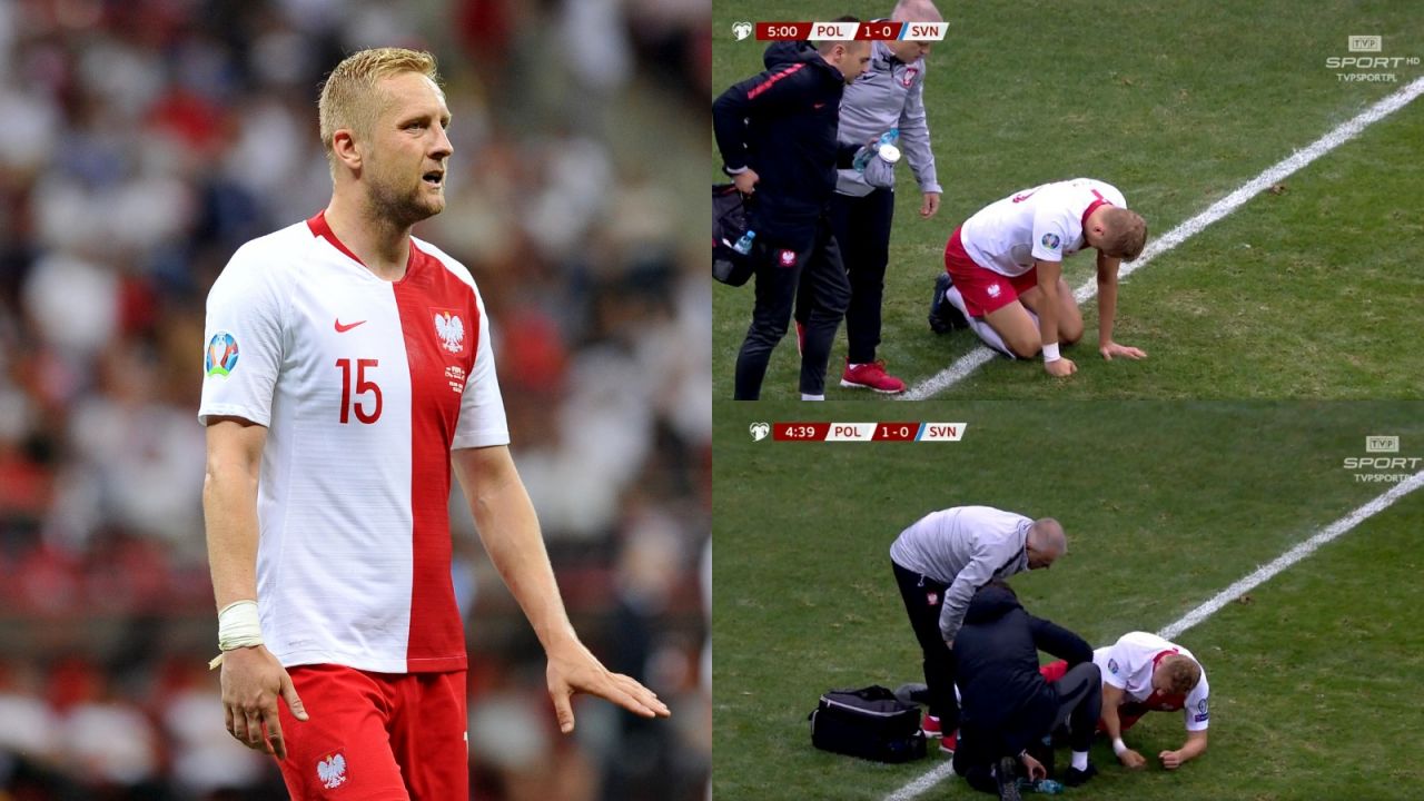 El. Euro 2020: pechowy mecz Kamila Glika. Pięści, krew i ...
