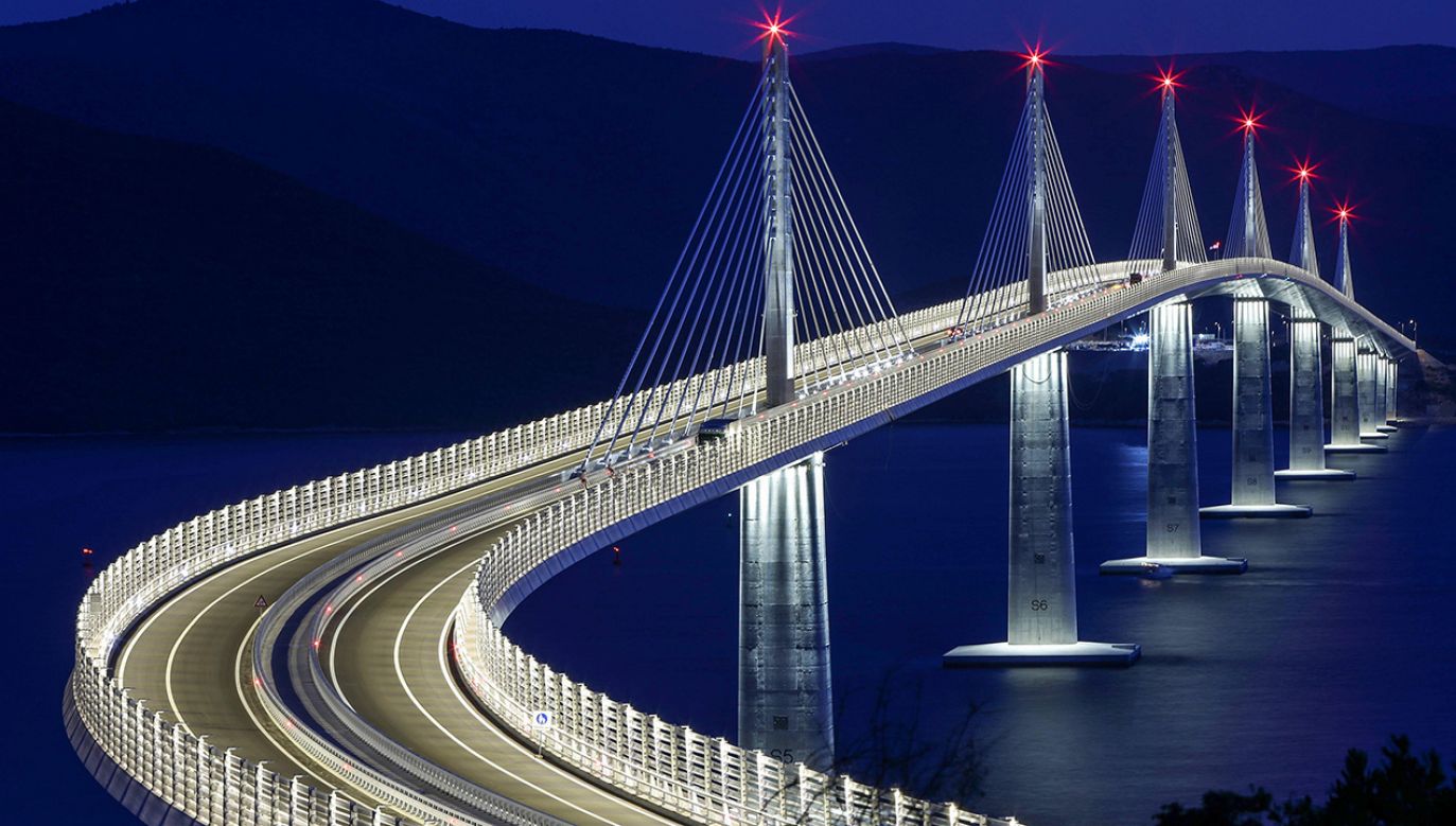Nowy most w Chorwacji robi wrażenie (fot. arch.PAP/PIXSELL)
