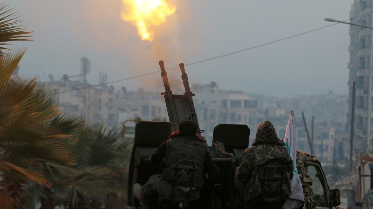 Agencja SANA podała, że „obrona przeciwlotnicza udaremniła atak” (zdj. ilustracyjne) (fot.REUTERS/Abdalrhman Ismail)
