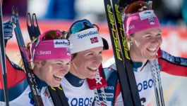Marit Bjoergen, Jessica Diggins, Sadie Bjornsen (fot. Getty)
