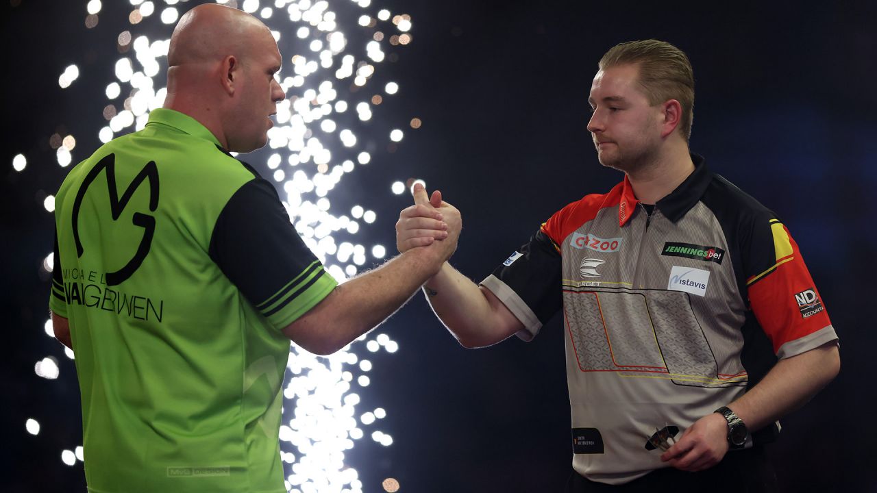 Dart, MŚ półfinał Dimitri Van den Bergh Michael van Gerwen [MECZ