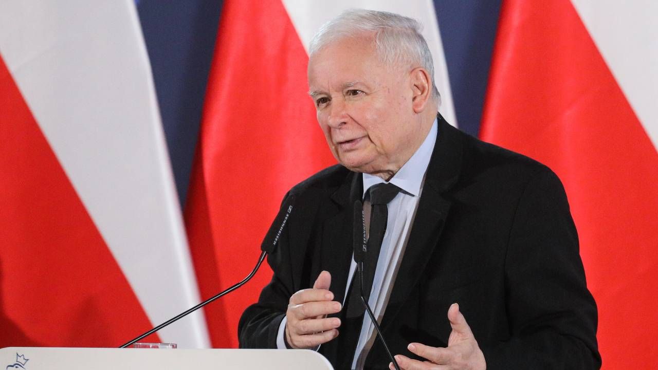 Prezes PiS Jarosław Kaczyński (fot. PAP/Paweł Supernak)