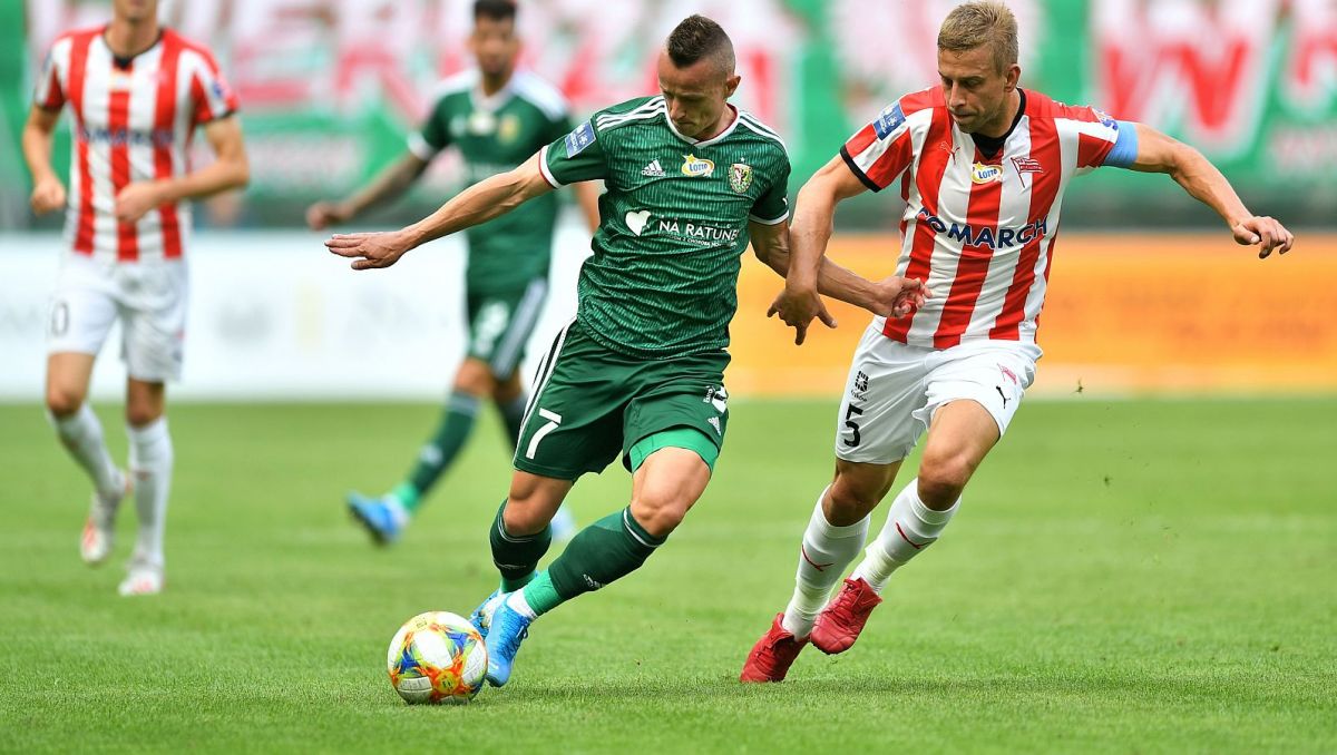Pko Ekstraklasa Slask Wroclaw Cracovia 2 1 Gol Pich Rubio Cholewiak Lider Sport Tvp Pl