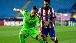 Arda Turan i Martin Caceres (fot. Getty Images)