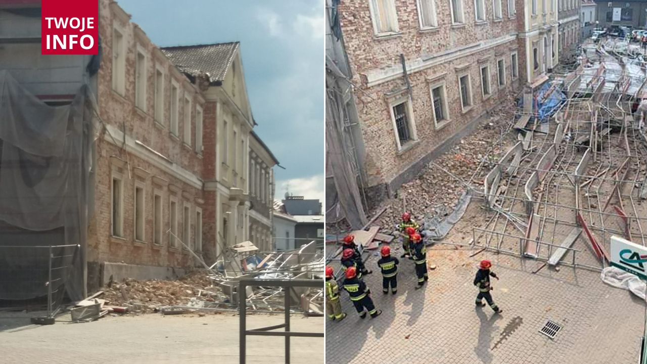 Działania koordynuje straż pożarna i policja (fot. Twoje info) Działania koordynuje straż pożarna i policja (fot. Twoje info)