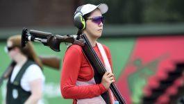 Sandra Bernal, 26-letnia polska zawodniczka strzelectwa sportowego, która zdobyła brązowy medal na mistrzostwach świata, po raz pierwszy stając na podium tej prestiżowej imprezy (fot. PAP/Piotr Nowak) Sandra Bernal, 26-letnia polska zawodniczka strzelectwa sportowego, która zdobyła brązowy medal na mistrzostwach świata, po raz pierwszy stając na podium tej prestiżowej imprezy (fot. PAP/Piotr Nowak)