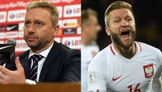 Jerzy Brzęczek i Jakub Błaszczykowski (fot. PAP)