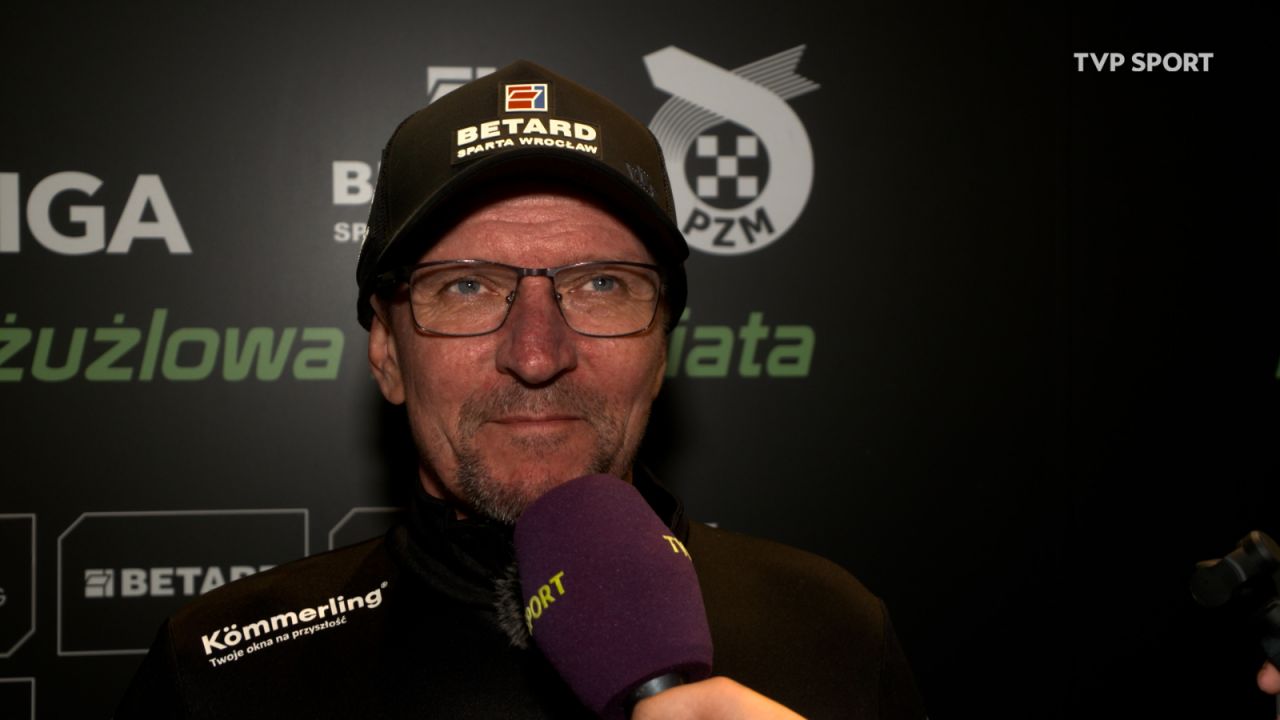 Trener Sparty Wrocław Dariusz Śledź: "Cieszę się, że te dwa ...