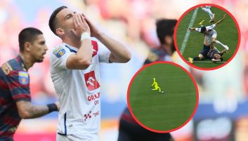 Dwie sytuacje w finale Pucharu Polski wzbudziły kontrowersje (fot. PAP/screeny z transmisji Polsatu Sport) Dwie sytuacje wzbudziły