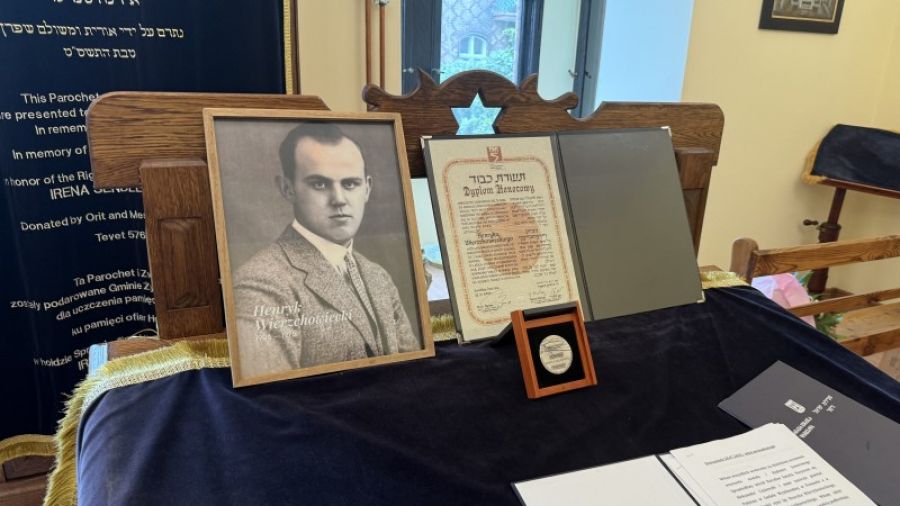 Henryk Wierzchowiecki .Sprawiedliwy z Wielkopolski. Mógł zginąć (fot. Rafał Pogrzebny PAP)