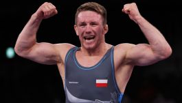 Tadeusz Michalik po zdobyciu brązowego medalu (fot. Getty Images)