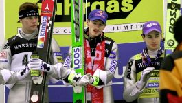 Od lewej: Janne Ahonen, Adam Małysz i Martin Schmitt (fot. PAP) Od lewej: Janne Ahonen, Adam Małysz i Martin Schmitt (fot. PAP)