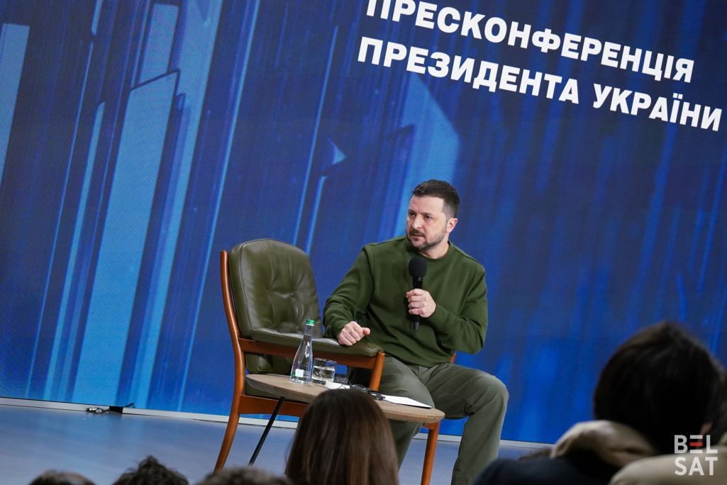 Уладзімір Зяленскі, Владимир Зеленский (Фота: Белсат)