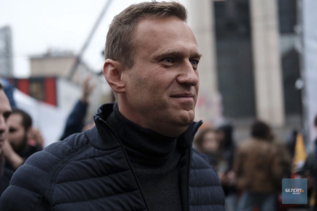 Аляксей Навальны на акцыі «Адпускай!» у Маскве, Расея. 29 верасня 2019 года. (Фота: Антон Карлінэр / Белсат)