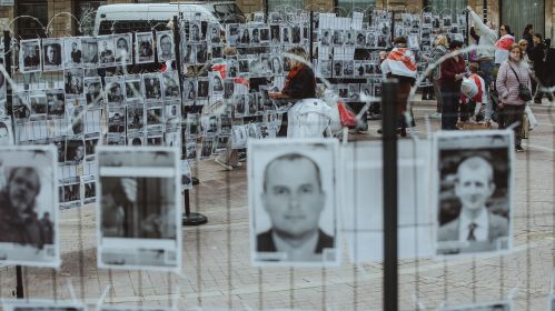 Акцыя «Шлях да волі», прысвечаная Дню палітвязня, 18 траўня 2025 г., Варшава. Фота: Раўль Дзюк / Белсат