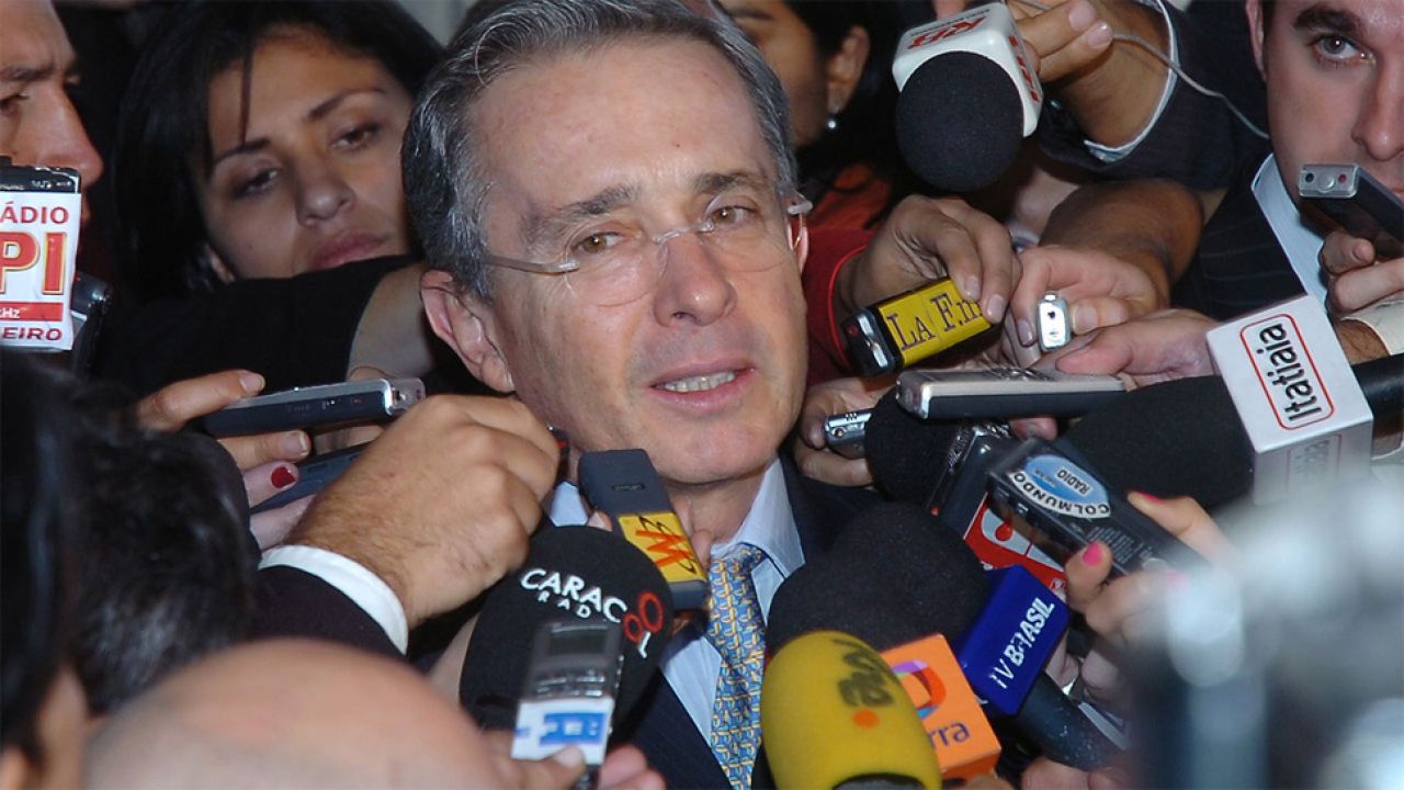 Alvaro Uribe nie ma sobie nic do zarzucenia (fot. Wiki 3.0/José Cruz/ABr) Alvaro Uribe nie ma sobie nic do zarzucenia (fot. Wiki 3.0/José Cruz/ABr)