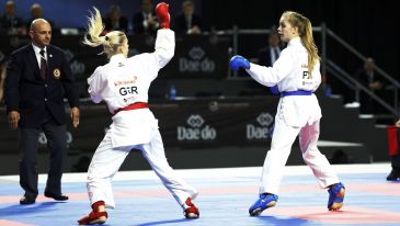 Dorota Banaszczyk w finale mistrzostw świata pokonała Niemkę Janę Bitsch (fot. Getty)
