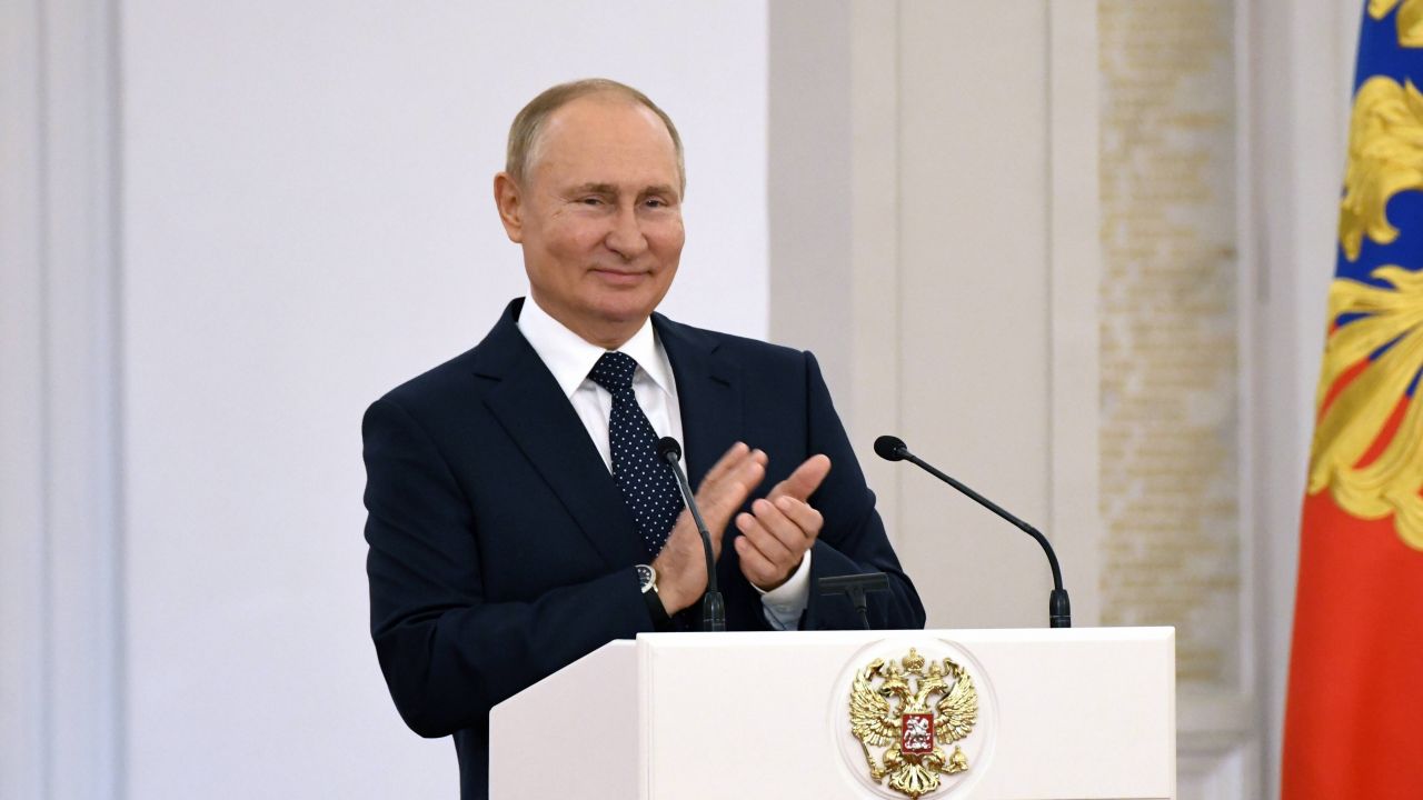 Prezydent Rosji Władimir Putin wykorzystuje gaz do swoich rozgrywek w Europie (fot. EPA/VALERIY MELNIKOV / KREMLIN POOL/ SPUTNIK, PAP/EP).
