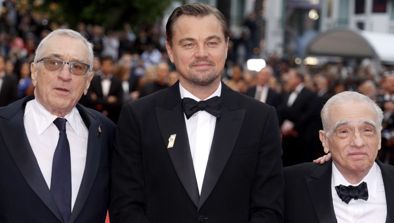 Robert De Niro, Leonardo diCaprio i Martin Scorsese połączyli siły (fot. PAP/EPA/GUILLAUME HORCAJUELO)