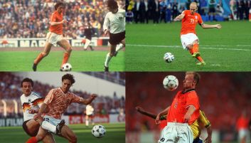 Johan Cruyff, Arjen Robben, Marco van Basten, Dennis Bergkamp (fot. Getty Images) Johan Cruyff, Arjen Robben, Marco van Basten, Dennis Bergkamp (fot. Getty Images)
