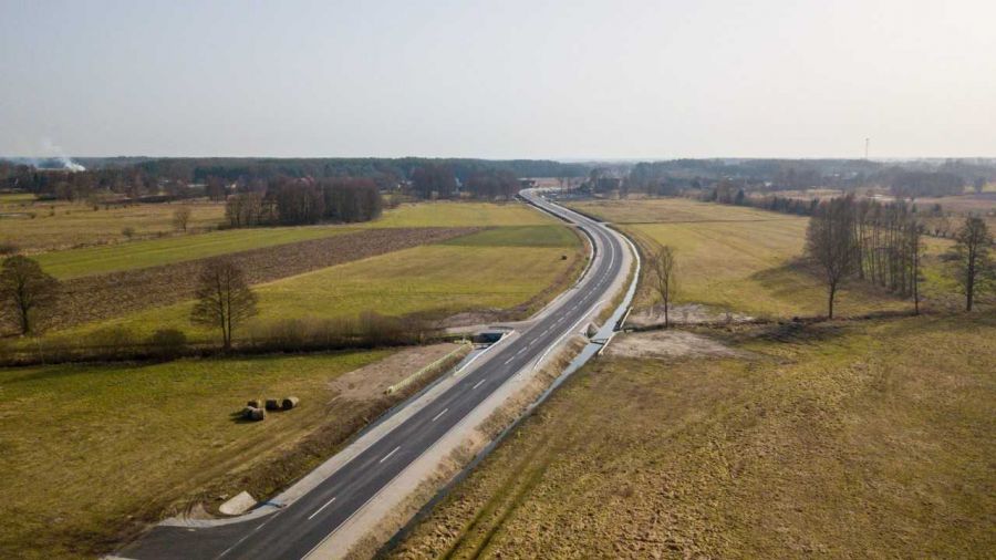 Koniec rozbudowy drogi wojewódzkiej na północy regionu (fot. WZDW Poznań)
