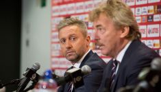 Jerzy Brzęczek i Zbigniew Boniek (fot. Getty)