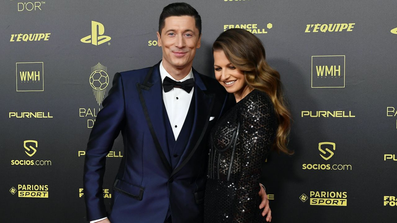 Robert i Anna Lewandowscy błyszczą na gali Złotej Piłki (fot. Getty Images)