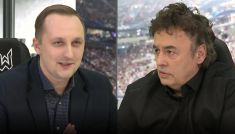 Starcie Mateusza Rokuszewskiego z Jarosławem Kołakowskim w "Stanie futbolu" (fot. TVP)