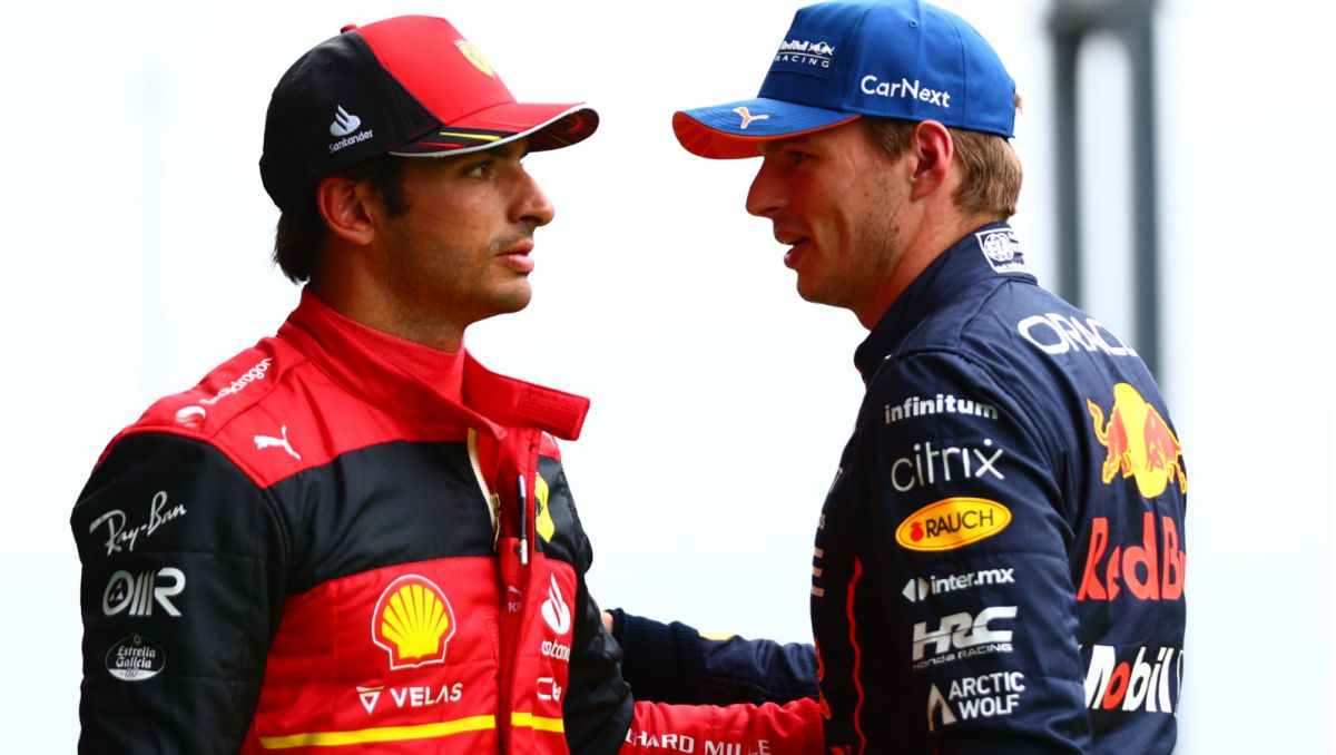 Carlos Sainz jr. i Max Verstappen (fot. Getty Images) Carlos Sainz jr. i Max Verstappen (fot. Getty Images)