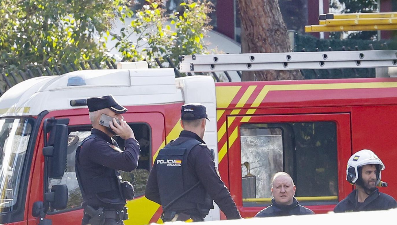 W środę doszło do wybuchu w ambasadzie Ukrainy w Madrycie (fot. PAP/EPA/Chema Moya)
