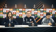 Konferencja przed Napoli – Legia (fot. TVP)