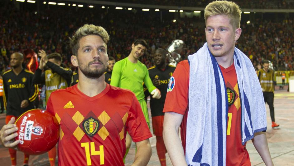 Kluczowe elementy układanki Martineza: Dries Mertens i Kevin De Bruyne (fot. Getty Images)