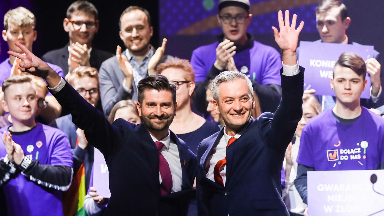 Krzysztof Śmiszek i Robert Biedroń (fot. Beata Zawrzel/NurPhoto via Getty Images) Krzysztof Śmiszek i Robert Biedroń (fot. Beata Zawrzel/NurPhoto via Getty Images)