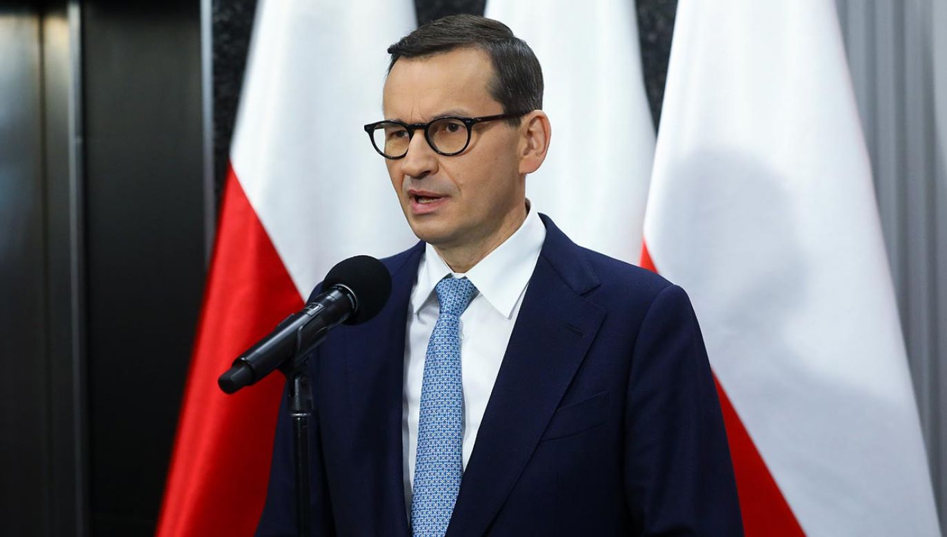 Premier Mateusz Morawiecki (fot. PAP/Rafał Guz)