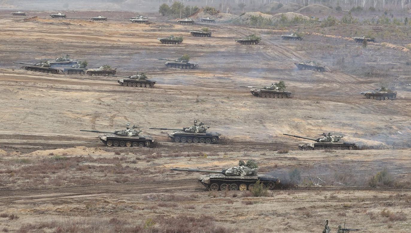 Na terytorium Białorusi rozlokowanych jest 12 tys. rosyjskich wojskowych (fot. Stringer/Anadolu Agency via Getty Images)