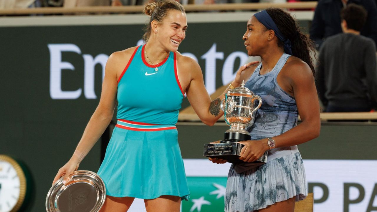 Aryna Sabalenka i Coco Gauff (fot. Getty Images)