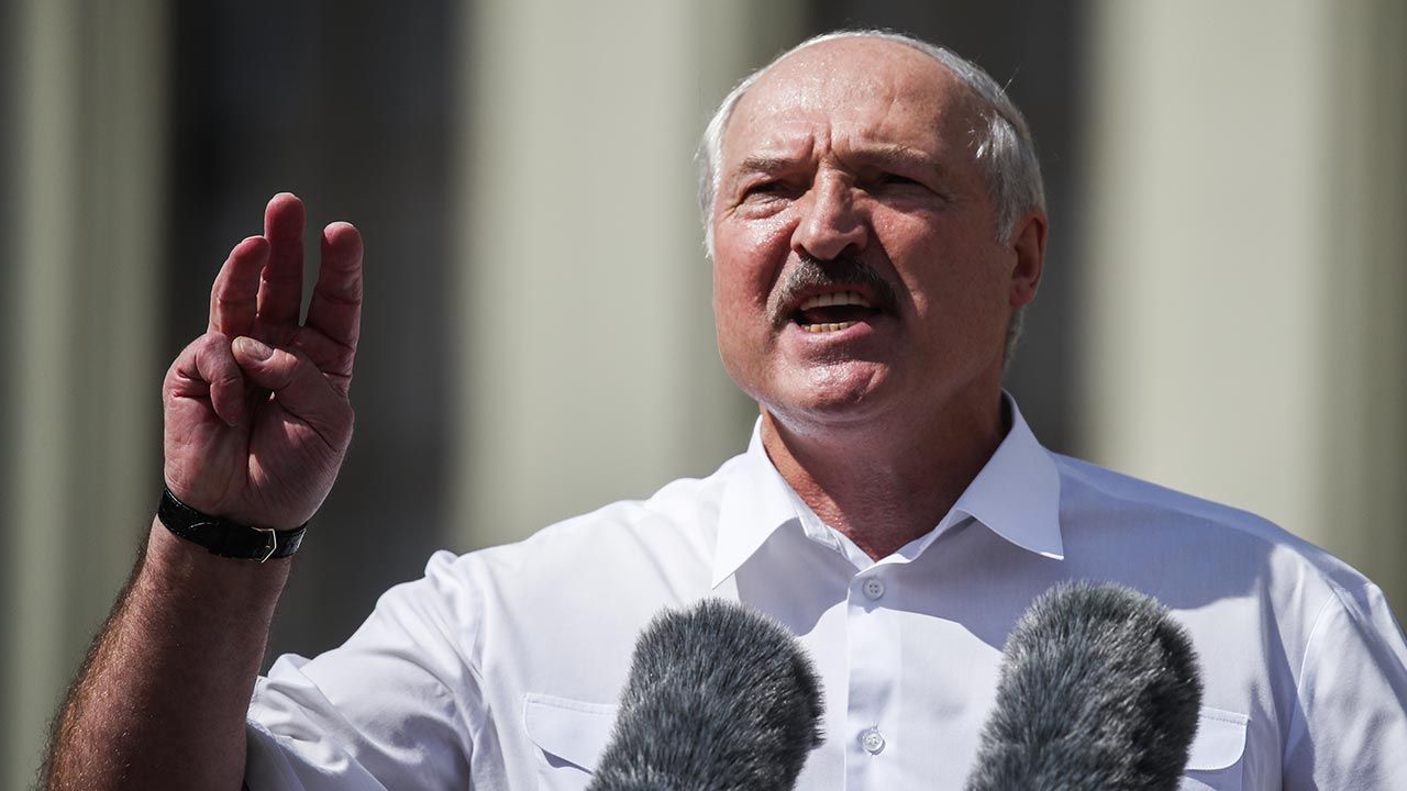 Alaksandr Łukaszenka (fot. Valery Sharifulin\TASS via Getty Images) Alaksandr Łukaszenka (fot. Valery Sharifulin\TASS via Getty Images)