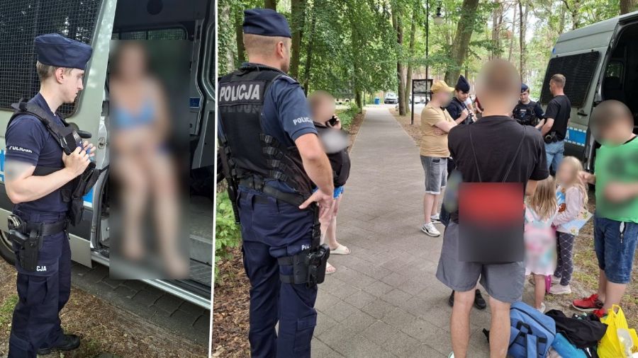 37-letnia kobieta miała 2,5 promila i opiekowała się dziećmi (fot. Pomorska Policja)