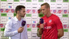 Andrzej Niewulis o meczu Raków - Suduva (fot. TVP)